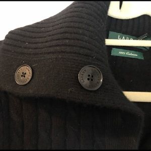 Cashmere Ralph Lauren sweater.